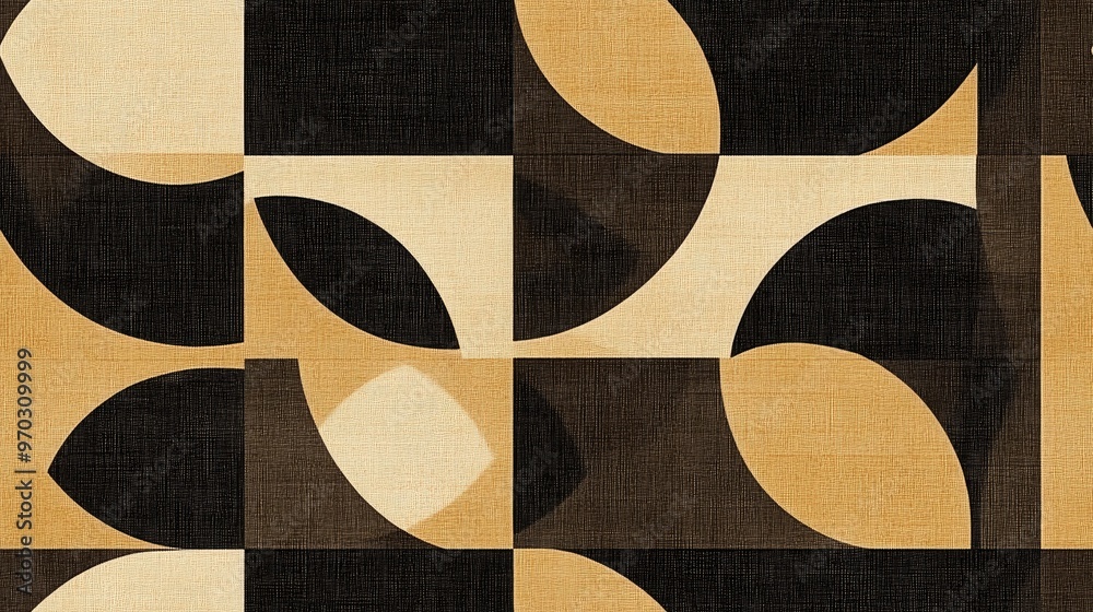 Geometric pattern on a simple brown background Textile design texture Geometric pattern on a simple brown background Textile design texture