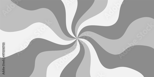 gray abstract background with twisting waves. free copy space area. design for banner, greeting card, poster, cover, web, social media.