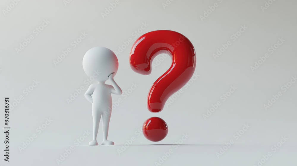Question Mark Man. Question Mark Man.