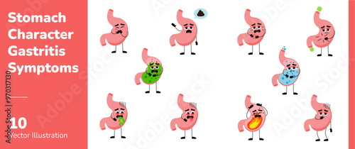 Stomach Character Gastritis Symptoms