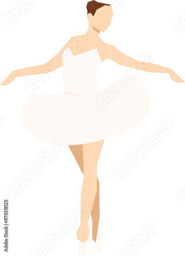 Ballerina Clipart Illustration