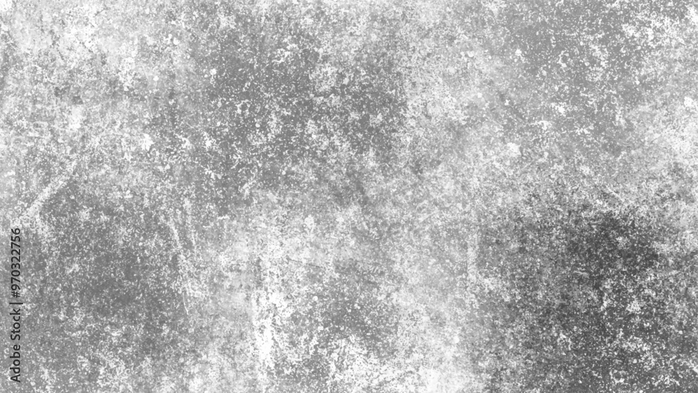 Obraz premium Abstract black and white silver ink effect cloudy grunge texture with clouds, black and whiter background with puffy smoke, gray wall plaster texture. 