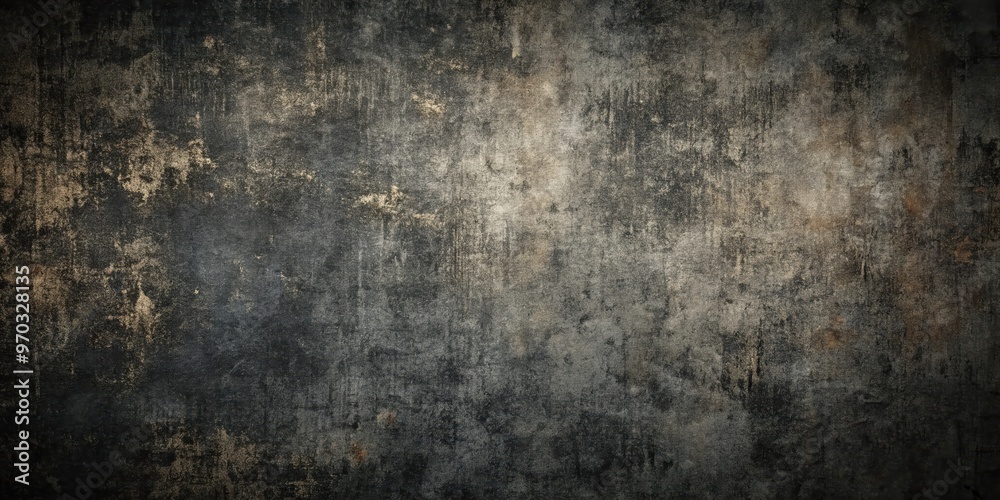 Obraz premium Aged Grunge Wall Texture with Dark Weathered Surface 