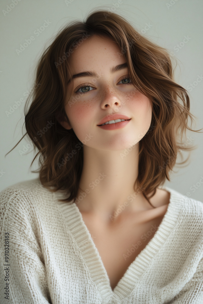 model in her early twenties Fashionable beautiful and smiling-1 model in her early twenties Fashionable beautiful and smiling-1