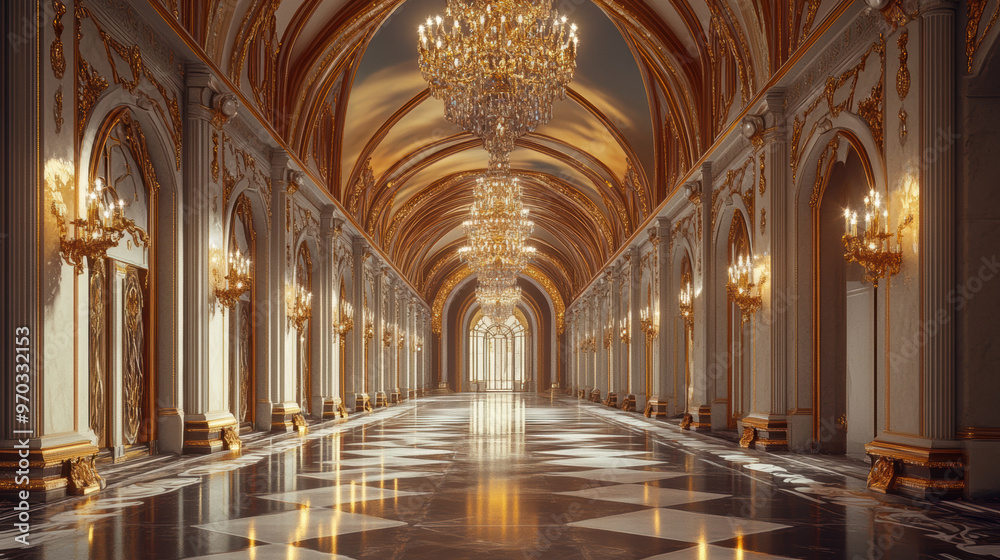 Palace Hallway. Palace Hallway.
