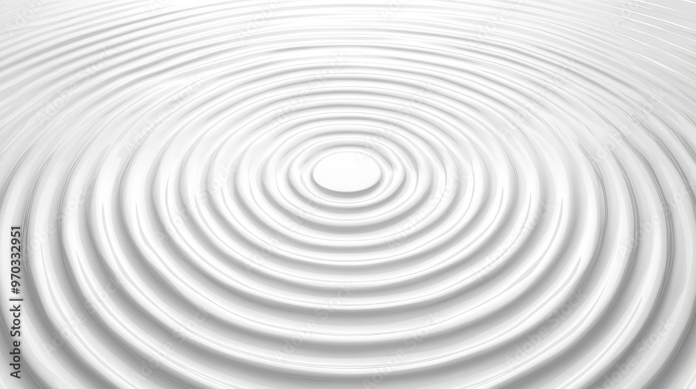 Abstract White Concentric Circles Pattern Background Abstract White Concentric Circles Pattern Background