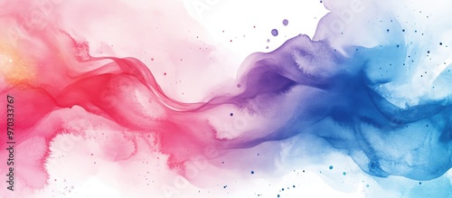 Abstract Watercolor Texture Background Featuring Vibrant Gradients