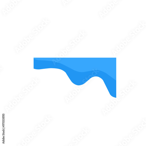 blue wave upper border