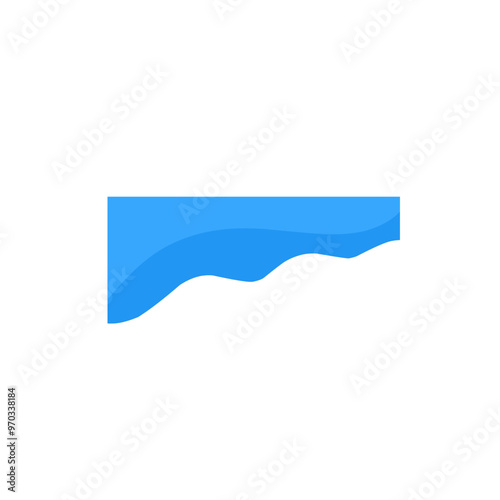 blue wave upper border