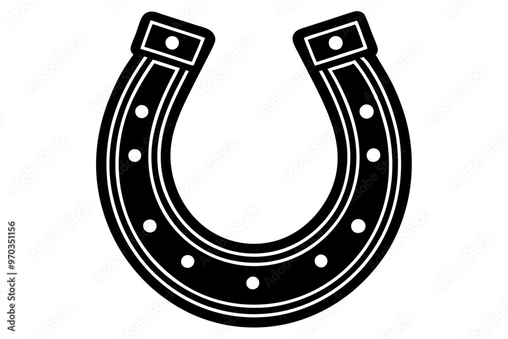 Horseshoe icon, Luck symbol, Horseshoe silhouette vector
Horseshoe icon, Luck symbol, Horseshoe silhouette vector