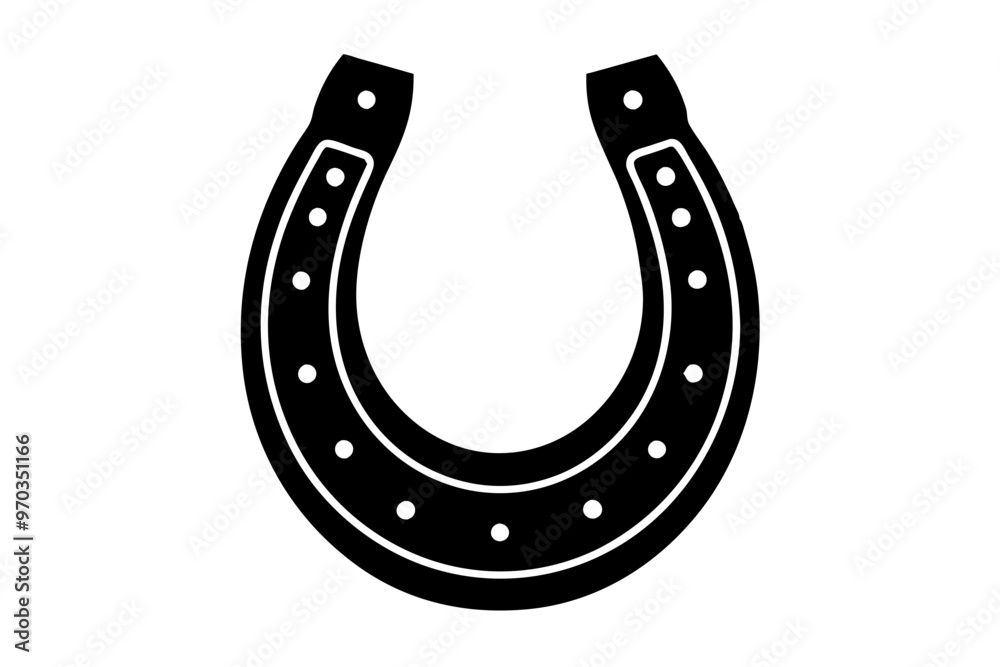 Horseshoe icon, Luck symbol, Horseshoe silhouette vector
Horseshoe icon, Luck symbol, Horseshoe silhouette vector