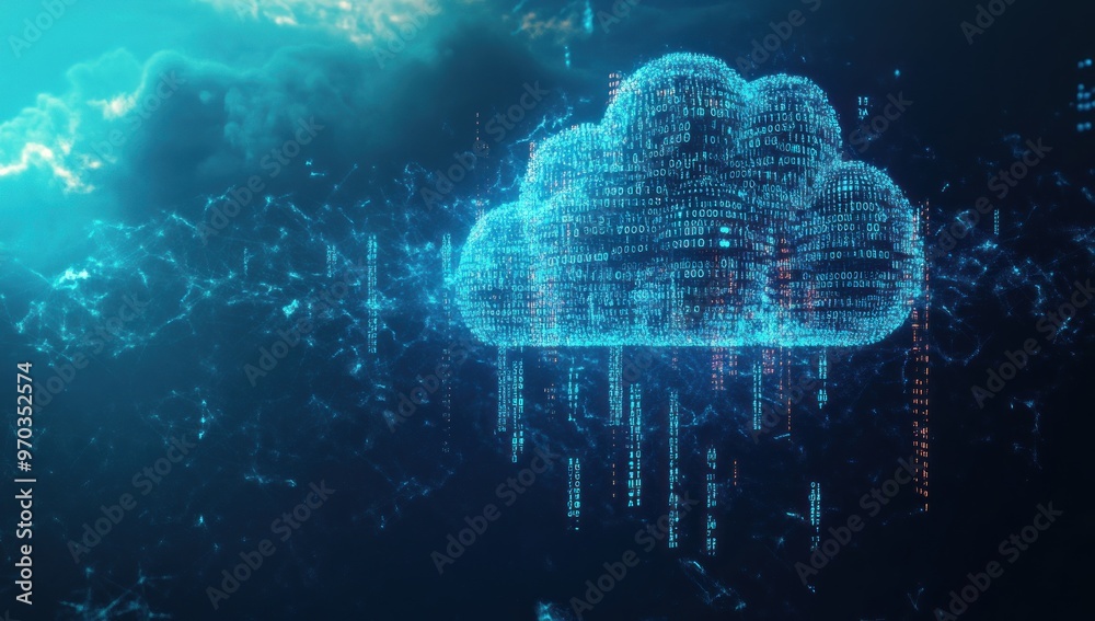 Digital Cloud Concept Digital Cloud Concept