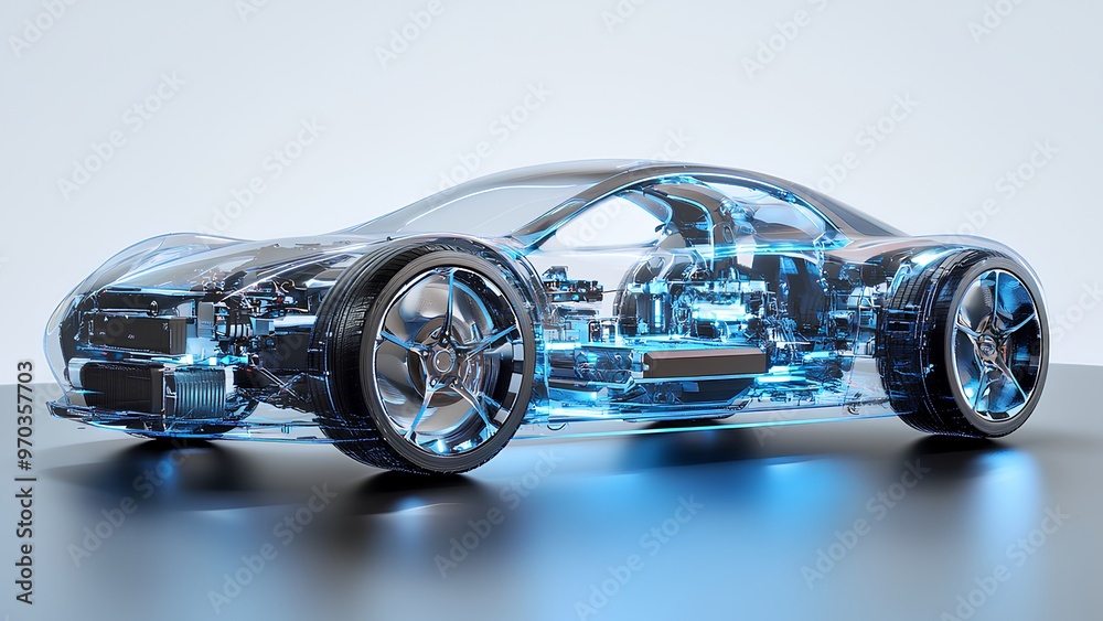 Transparent Electric Car Design: A Glimpse into the Future of Automotive Technology