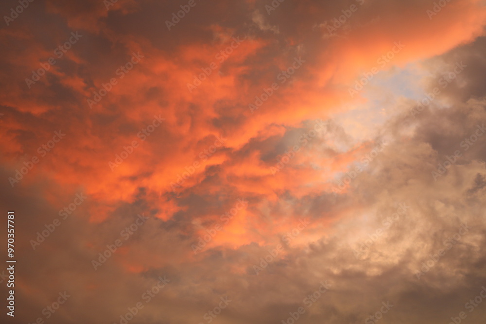 Sunset in the mountains