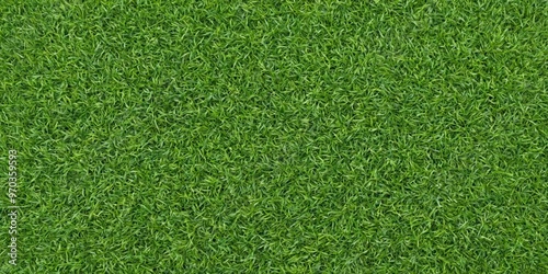 Close-up green grass surface appears to be freshly Green grass s photo