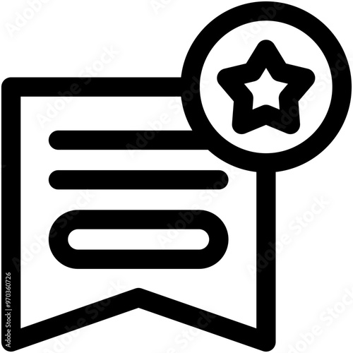 Bookmark icon vector concept for User interface icons symbol illustration 