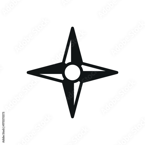 Compass stationary icon vector design templates simple and modern