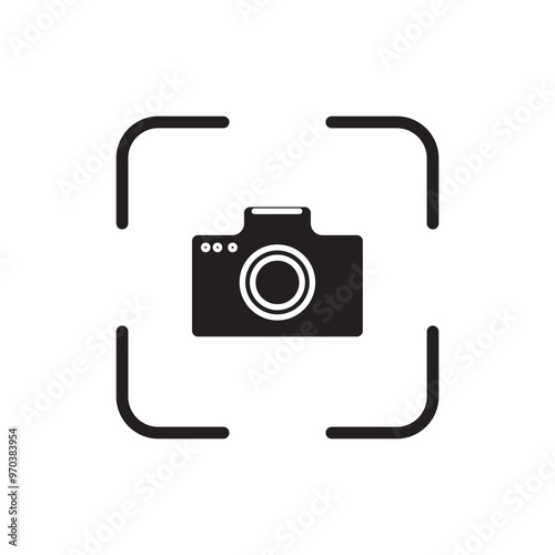 Camera Icon. Camera symbol.on white background