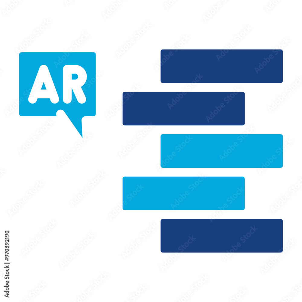 Ar Tumbling Blocks icon vector image. Can be used for Augmented Reality. Ar Tumbling Blocks icon vector image. Can be used for Augmented Reality.