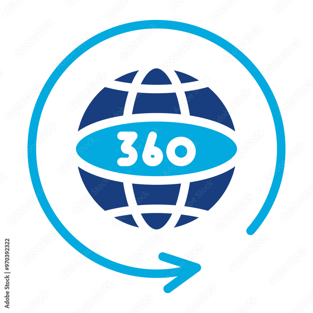 Sphere View icon vector image. Can be used for Augmented Reality. Sphere View icon vector image. Can be used for Augmented Reality.