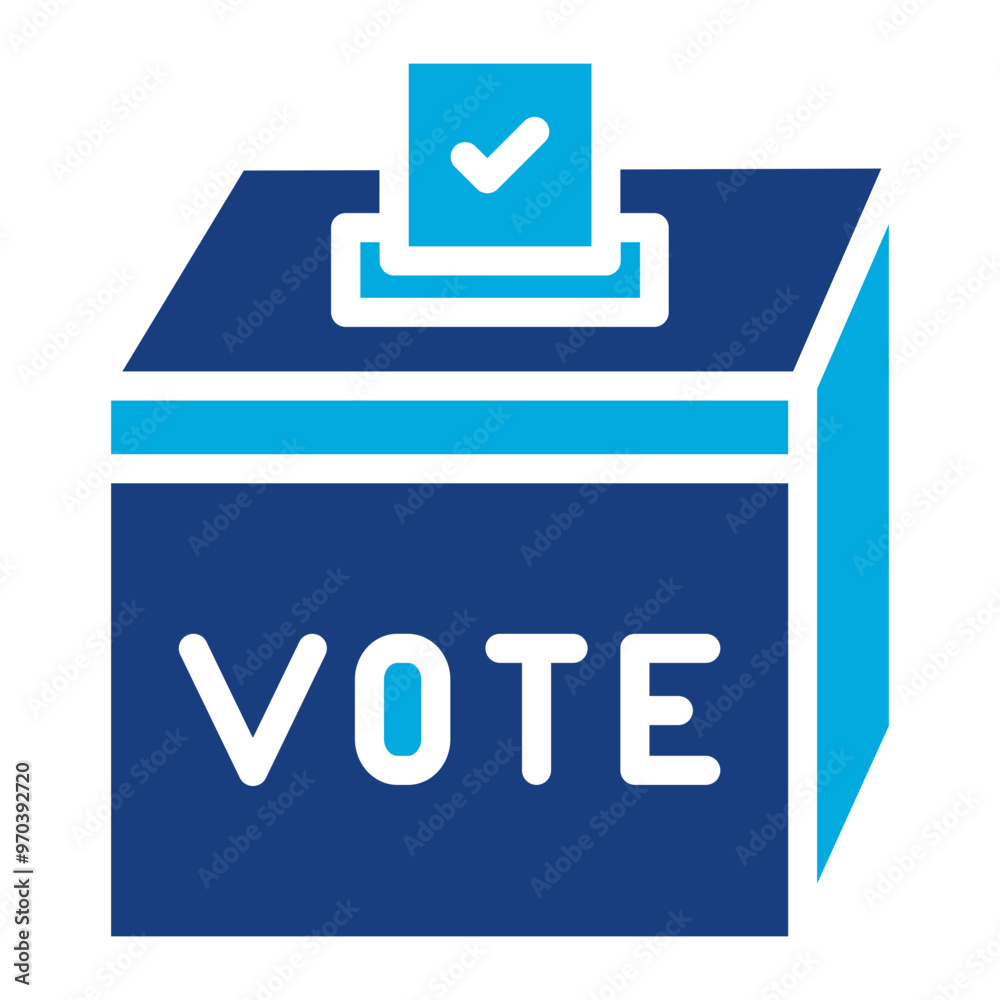Ballot Box icon vector image. Can be used for Politics. Ballot Box icon vector image. Can be used for Politics.