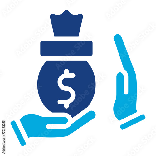 Bribery icon vector image. Can be used for Politics.
