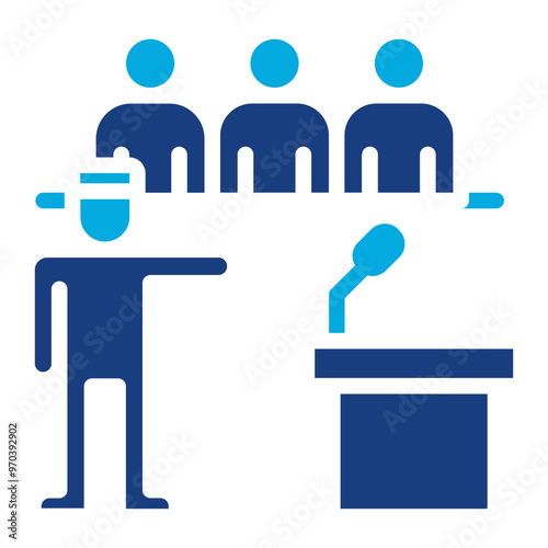 Convention icon vector image. Can be used for Politics.