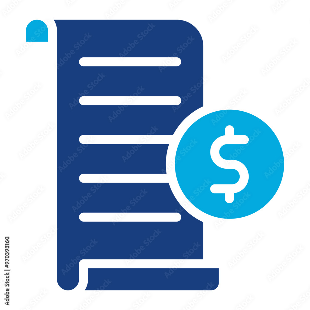 Private Bill icon vector image. Can be used for Politics.