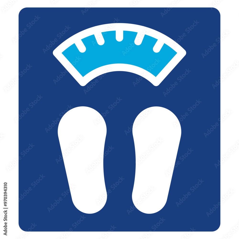 Obraz premium Weight Scales icon vector image. Can be used for Sport Equipment.