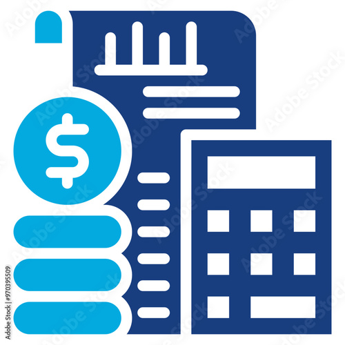 Budget Analysis icon vector image. Can be used for Business Performance.