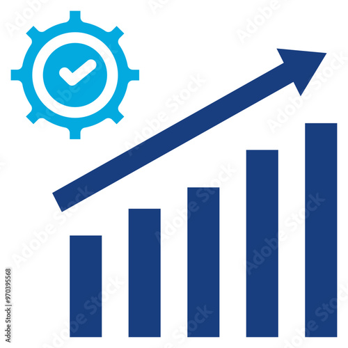 Efficiency icon vector image. Can be used for Business Performance.