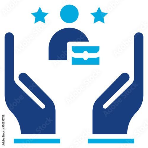 Succession Planning icon vector image. Can be used for Business Performance.