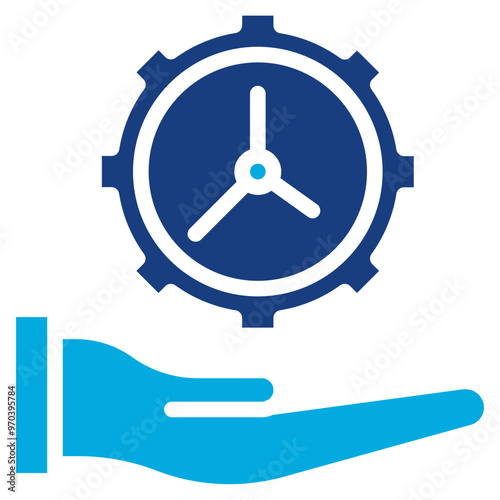 Time Management icon vector image. Can be used for Business Performance.