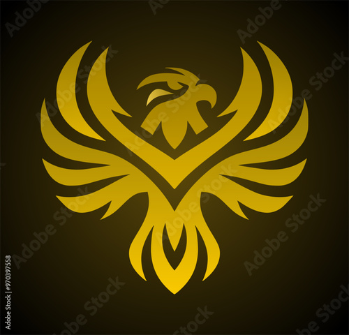 logo icon of eagle bird (artwork 2)