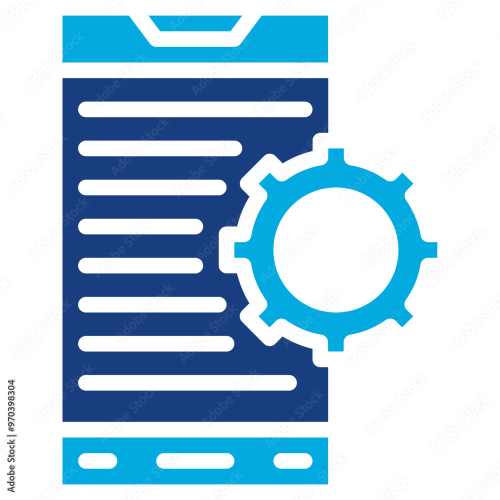 Mobile App Development icon vector image. Can be used for Professional Services. Mobile App Development icon vector image. Can be used for Professional Services.