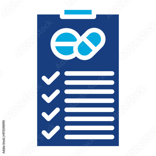 Medication Management icon vector image. Can be used for Elderly Care.