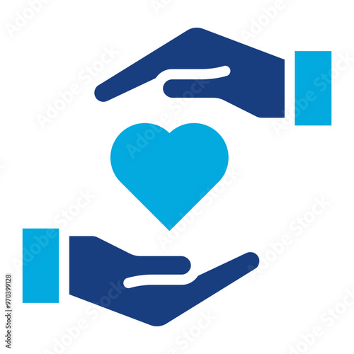 Specialized Care icon vector image. Can be used for Elderly Care.