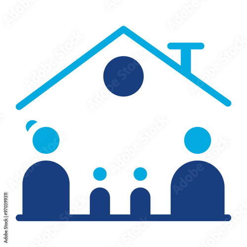 Family icon vector image. Can be used for Movie Genres.