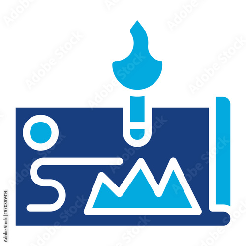 Fantasy Adventure icon vector image. Can be used for Movie Genres.