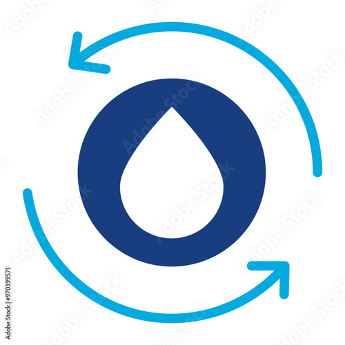 Environmental Compliance icon vector image. Can be used for Water Treatment.
