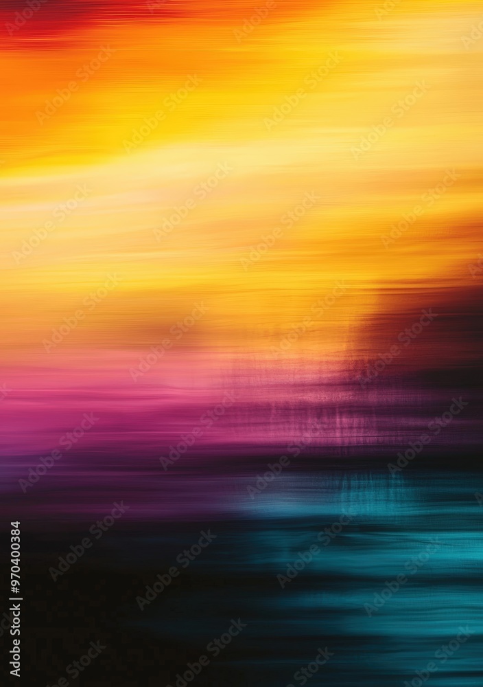 Obraz premium Abstract sunset sky