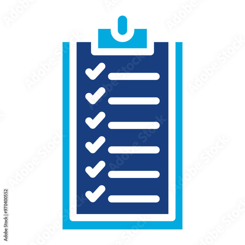 Checklist icon vector image. Can be used for Job Fair.