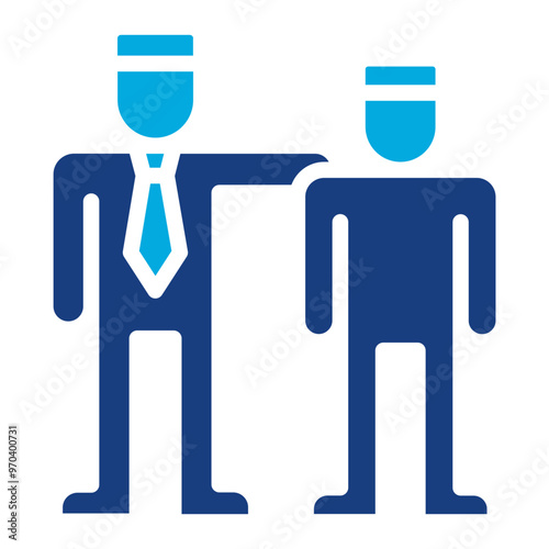 Mentorship icon vector image. Can be used for Job Fair.