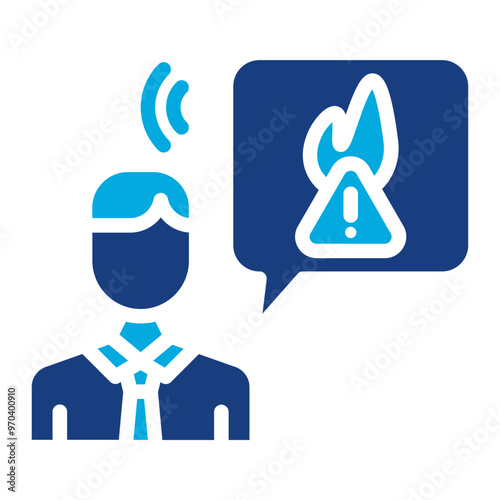 Employee Misconduct icon vector image. Can be used for Business Risks.