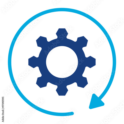 Technological Obsolescence icon vector image. Can be used for Business Risks.