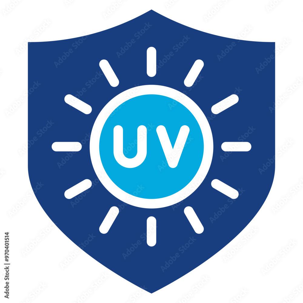 UV Protection icon vector image. Can be used for Sun Protection. UV Protection icon vector image. Can be used for Sun Protection.