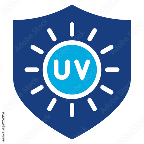 UV Protection icon vector image. Can be used for Sun Protection.