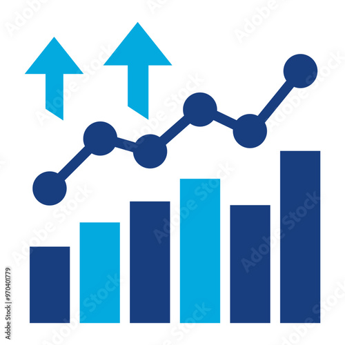 Growth icon vector image. Can be used for Organization.