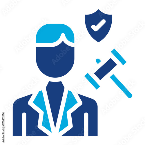 Authority figure icon vector image. Can be used for Thought Leadership.