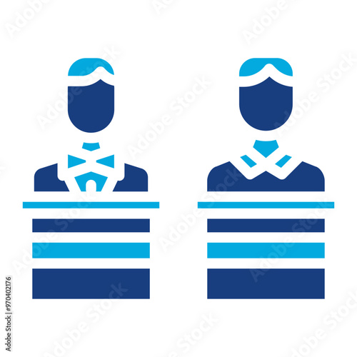 Debate icon vector image. Can be used for Thought Leadership.